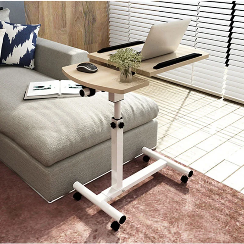 Mesa plegable portátil para sofá, mesita de noche lateral para ordenador  portátil, almacenamiento ajustable, escritorio de estudio, muebles para  oficina, dormitorio y sala de estar - AliExpress