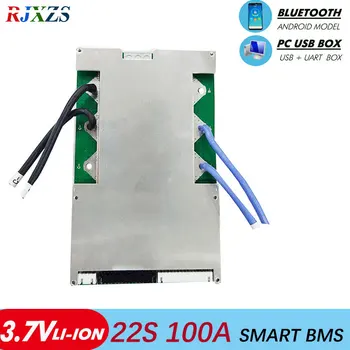 

smart bms 22S 100A new Li-ion smart bms pcm with android Bluetooth app UART bms wi software (APP) monitor