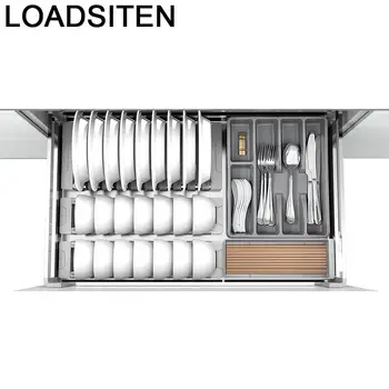 

Cupboard and Storage Organizer Rangement Dish Organizador Armario Cocina Stainless Steel Rack Cuisine Kitchen Cabinet Basket