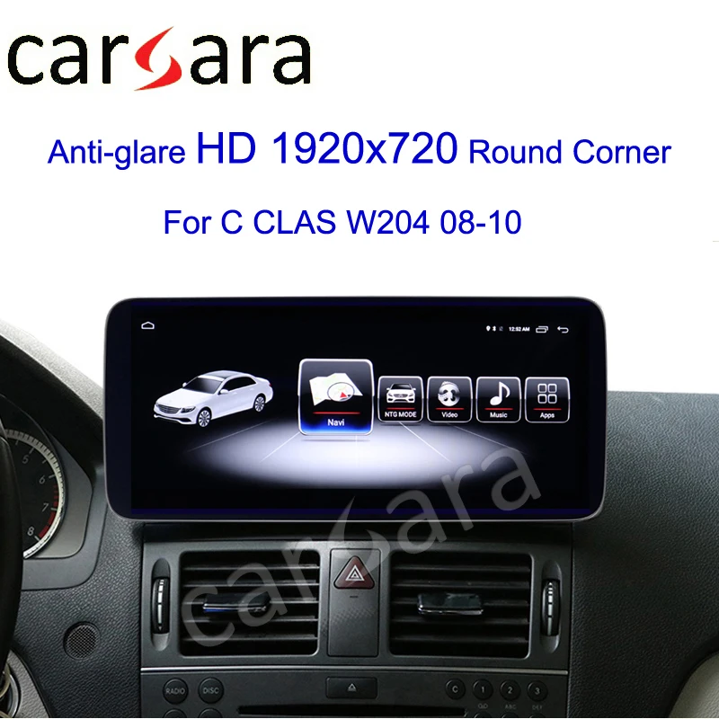 

Mercedes C W204 NTG 4.0 Navigation Round Corner HD Touch Screen Autoradio Display