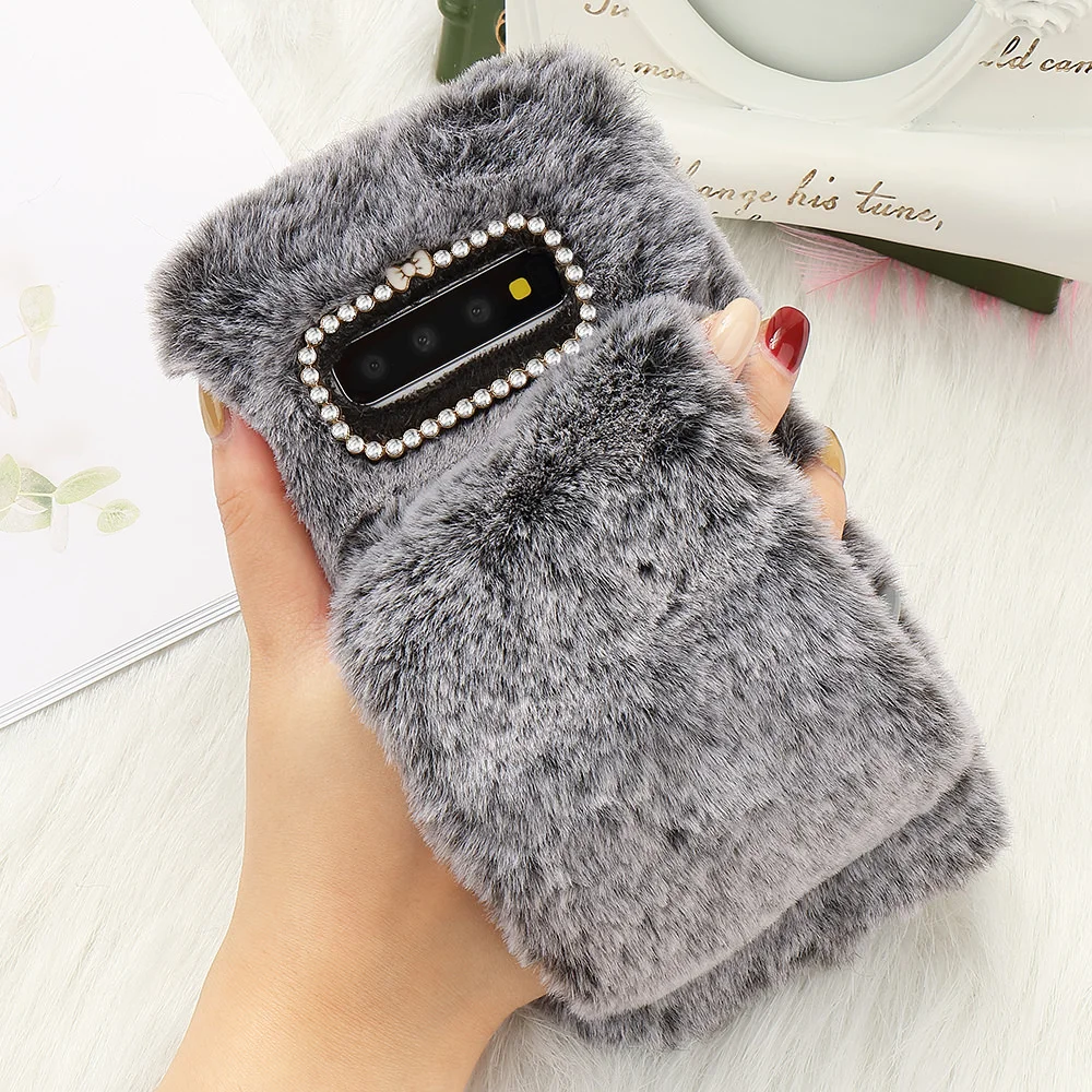 LAPOPNUT чехол для Samsung S20 Ultra S10 Plus S10e S9 Note8 S8 A71 A51 J6 J4 J5 A7 A6 A8 S7Edge теплая плюшевая