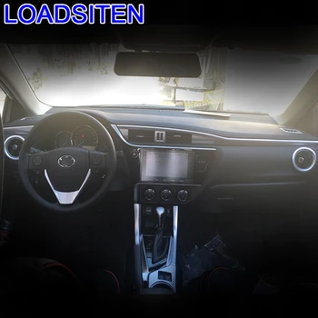 

Decorative Auto Automovil Chromium Control System Cup Panel Interior Mouldings Accessory Parts Car Styling 17 FOR Toyota Corolla