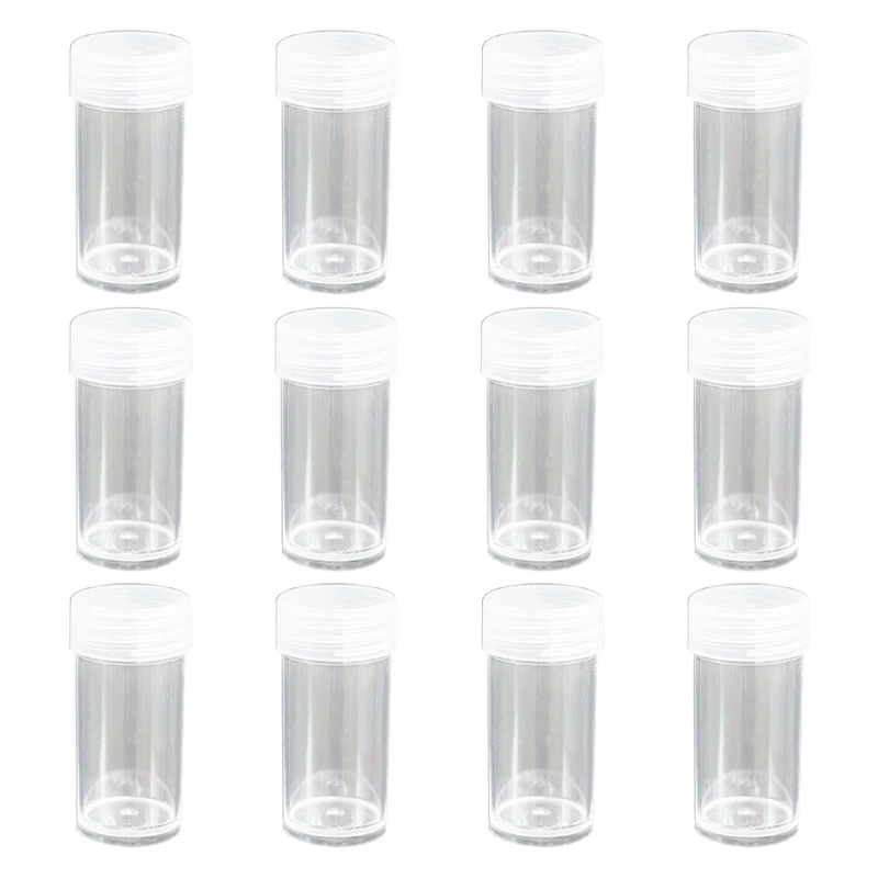 Diamond Painting Storage Box Clear Plastic Bead Containers Set Jars with Lid for DIY Diamond