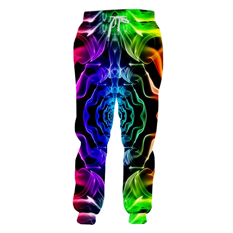 Colorful Smoke OGKB унисекс хип-хоп 3D принт сервис Oringial красочный дым на заказ Плюс Размер Sweatpantss дропшиппинг - Color: Colorful Smoke