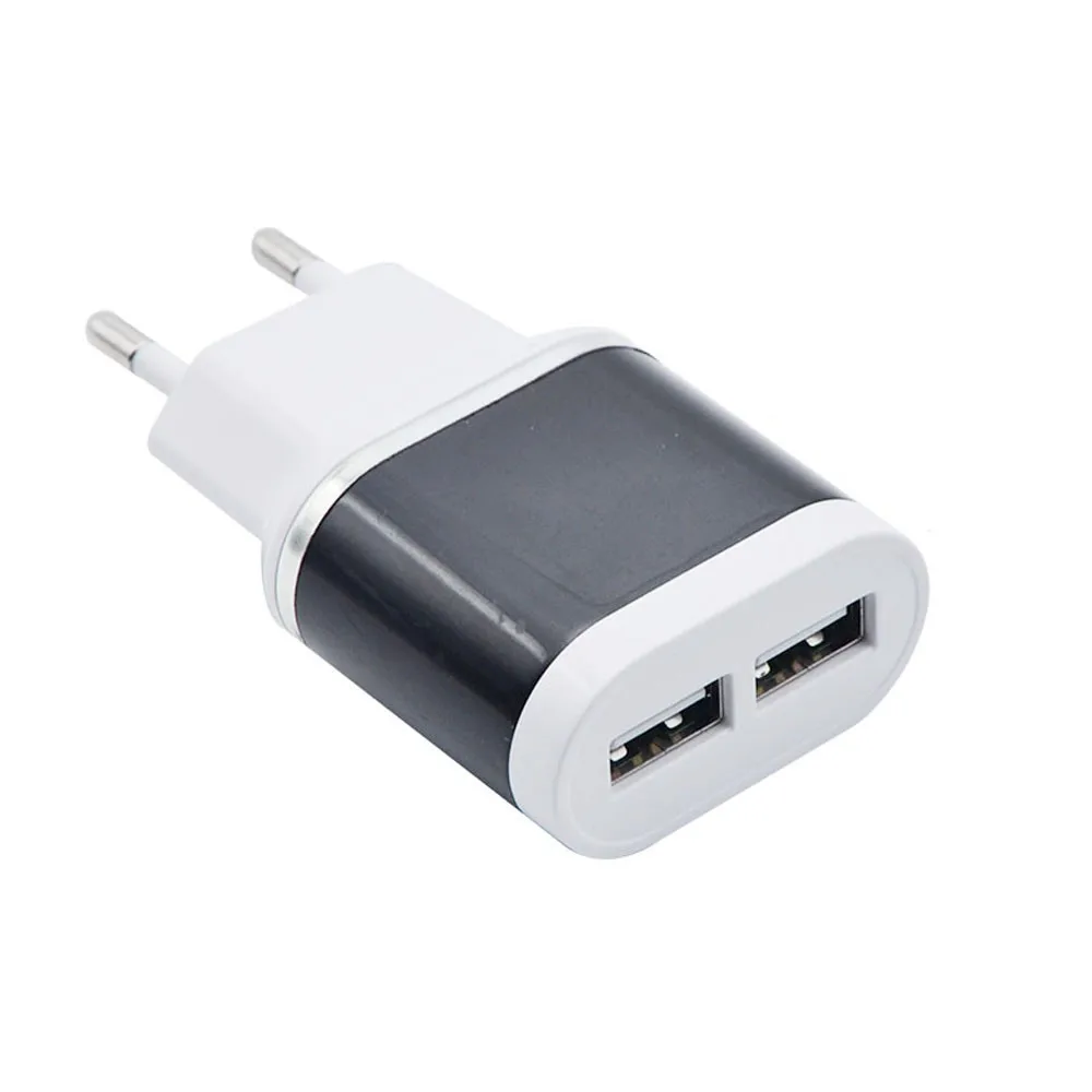 

5.1A 2-in-1 Port USB Home Travel Wall Charger AC Power Adapter EU Plug High Efficiency Low Energy Fast Charger Adapter #10