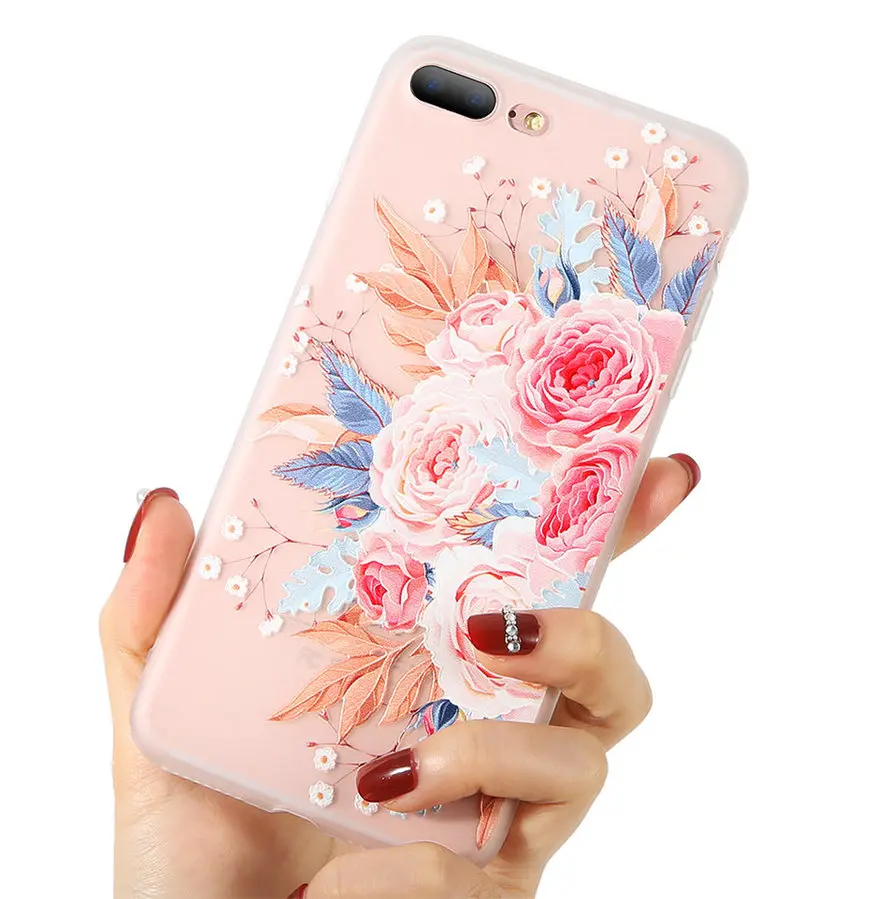 LCHULLE 3D Flower Silicone Case for Samsung Galaxy S20 Ultra S10 S9 S8 Plus Fashion Floral Slim Soft Phone Back Cover Coque Etui LCHULLE 3D Flower Silicone Case for Samsung Galaxy S20 Ultra S10 S9 S8 Plus Fashion Floral Slim Soft Phone Back Cover Coque Etui