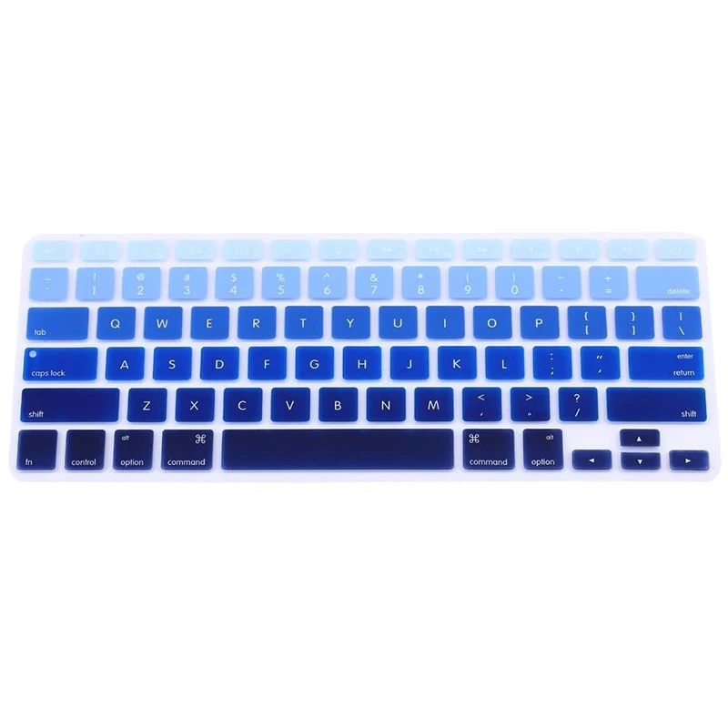 Наклейки на клавиатуру для Macbook 13 15 Air13 протектор Teclado силиконовые английские буквы градиентная Защита клавиатуры клавир