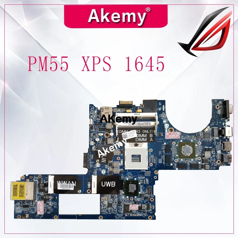 

High quality Laptop motherboard pavilion for XPS 1645 1647 CN-065C2K PM55 DA0RM5MB8E0 PWB Y507R 100% fully tested ok