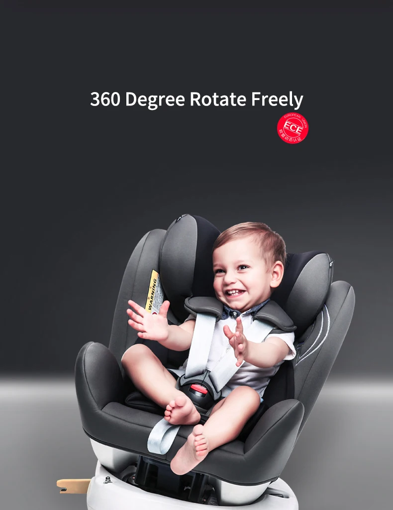 Reebaby 926 (grey) Children Car Safety Seat Adjustable Sitting and Lying Kids safety belt Booster Seat
