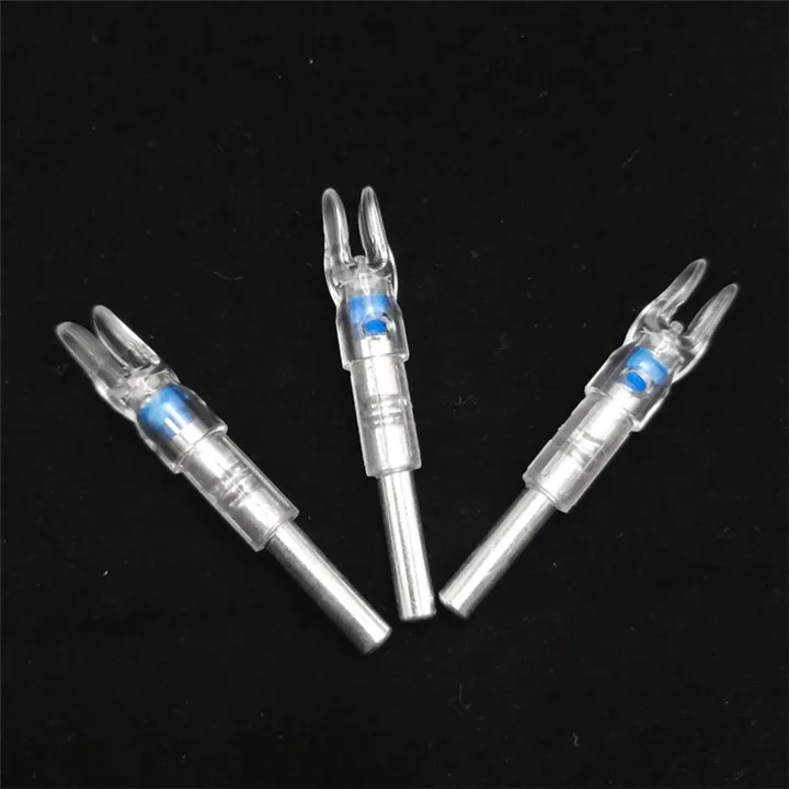 6 PCS Blue 6/9 шт. стрельба из лука светодиодный осветительные наконечники для арбалетов подходит для любого внутреннего диаметра 6,2 мм стрела Охотничьи аксессуары - Цвет: 6 PCS Blue