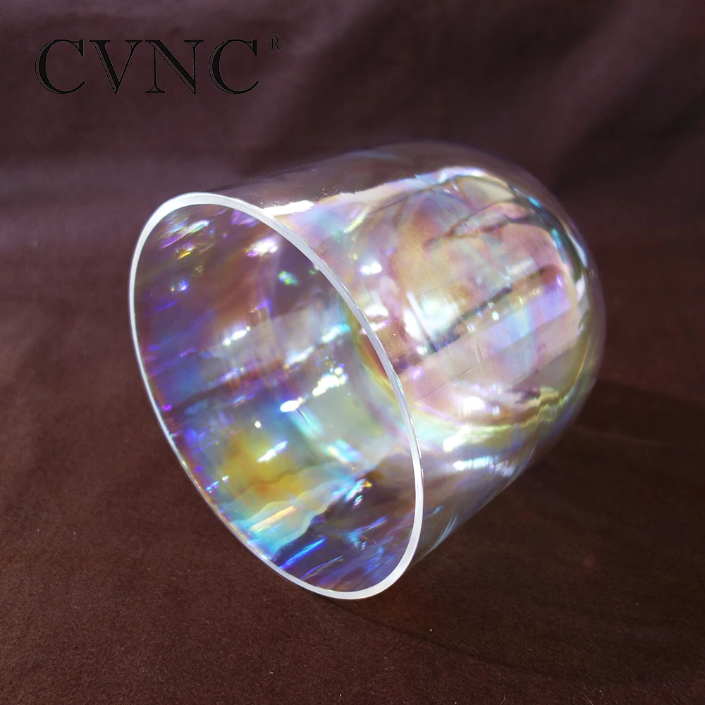 3 clear crystal singing bowl 