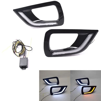 

LED DRL Daytime Running Light Fog Lamp 12V Car Running Lights for Nissan Navara NP300 2015-2018