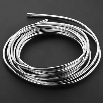 

6M Chrome Moulding Trim Strip Car Door Edge Scratch Guard Protector Cover Strip Roll Chrome Moulding Trim Strip