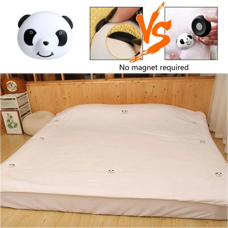 8x Panda Quilt Cover Gripper Bedding Sheet Comforter Duvet Bag