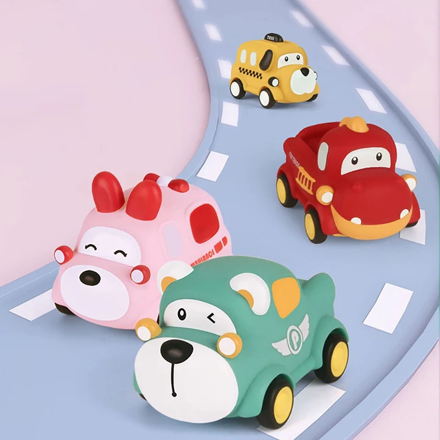 Car Toys For Baby Boys 1 Year Old Soft Toy Cars For Toddlers 13 24 Months Kids Early Learning Educational Children Birthday Gift 1