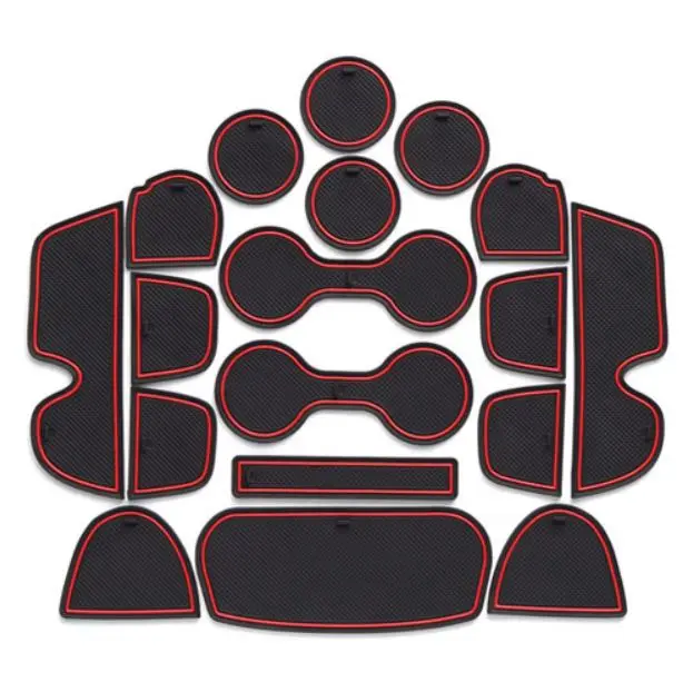 

Interior Rubber Door Panel Car Console Wrap Mat Non-Slip Gate Slot Center Protective Cup Holder Pads For Infiniti QX60 JX35