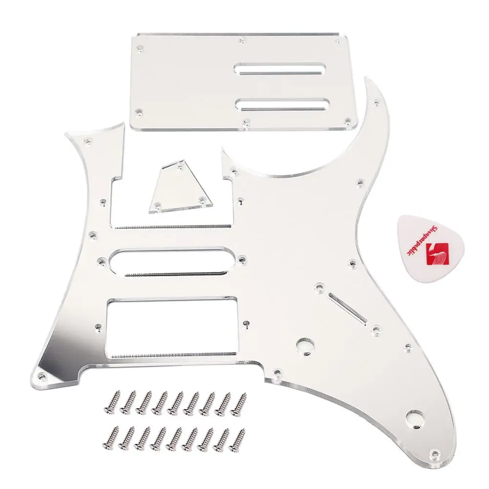 

1 Set Acrylic HSH Pickguard Back Plate Truss Rod Cover Set for Ibanez RG350 EXZ EX HSH