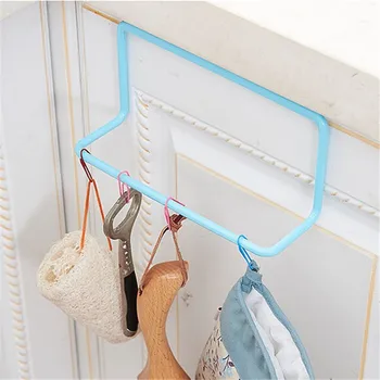 2020 Storage Shelves 1PC Towel Rack Hanging Holder Organizer Bathroom Racks Bathroom Kitchen Cabinet Cupboard Hanger