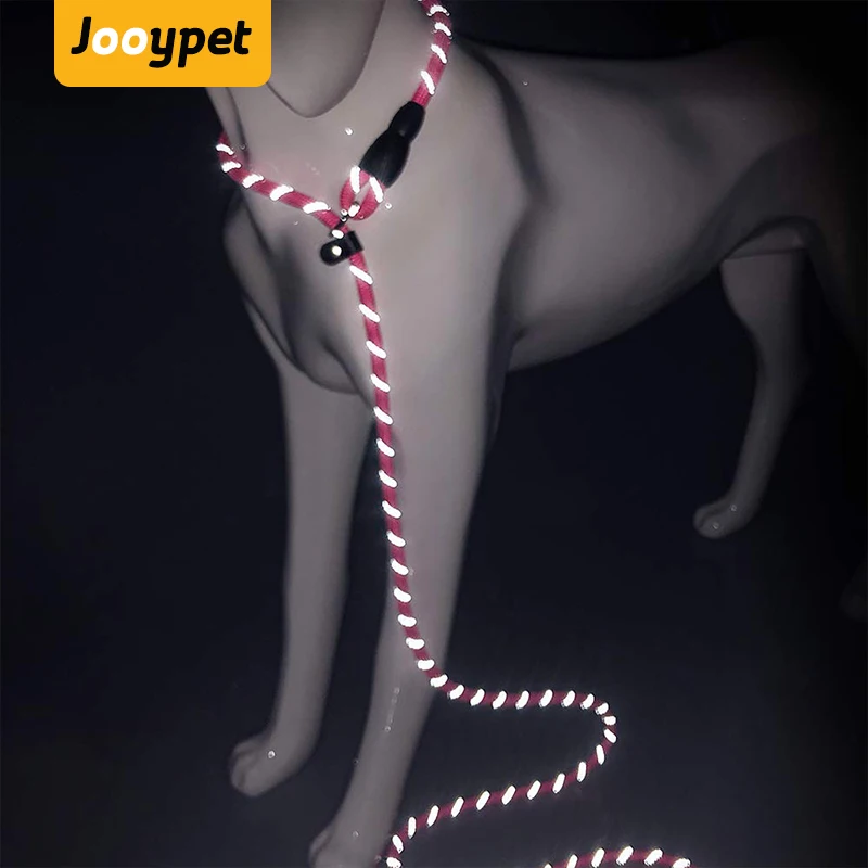 JOOYPET мягкая ручка собака скольжения обучение свинца светоотражающий лазание прочный нейлон