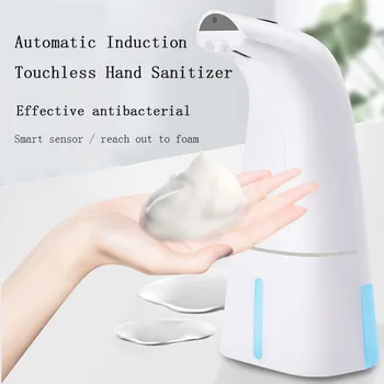 

248ml Infrared Sensor Automatic Foaming Soap Dispenser USB Charging Touchless Foaming Soap Dispenser For Kitchen Bathroom