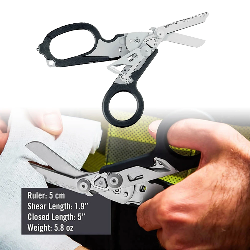 Raptor Emergency Response Shears Multifunctional Outdoor Tools With