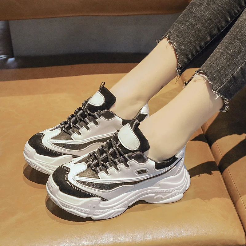 

Women Shoes Night Reflection Women Vulcanize Shoes Women Sneakers Fashion Breathable Mesh Brand Platform Ladies Shoes Footwear