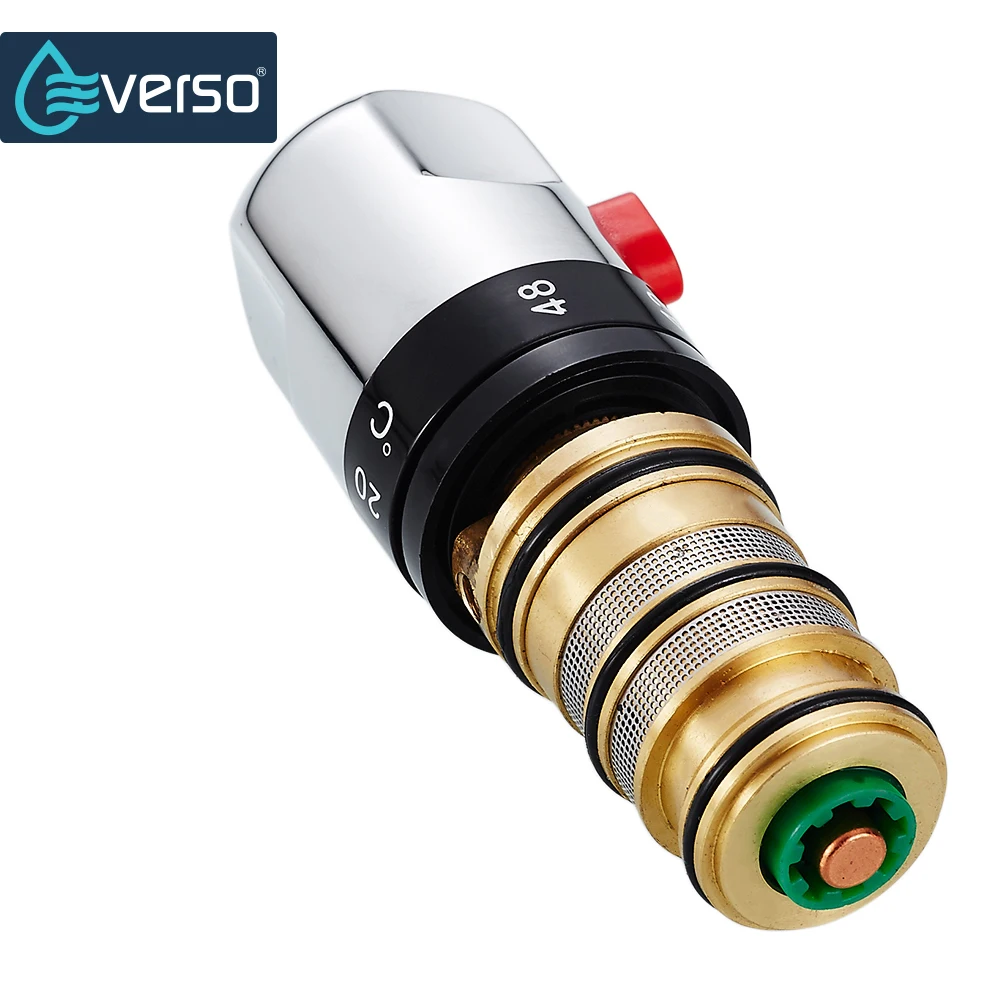 High Quality Brass Thermostatic Mixing Valve Temperature Control Valve for Solar Water Heater Parts Thermostatic Mixers