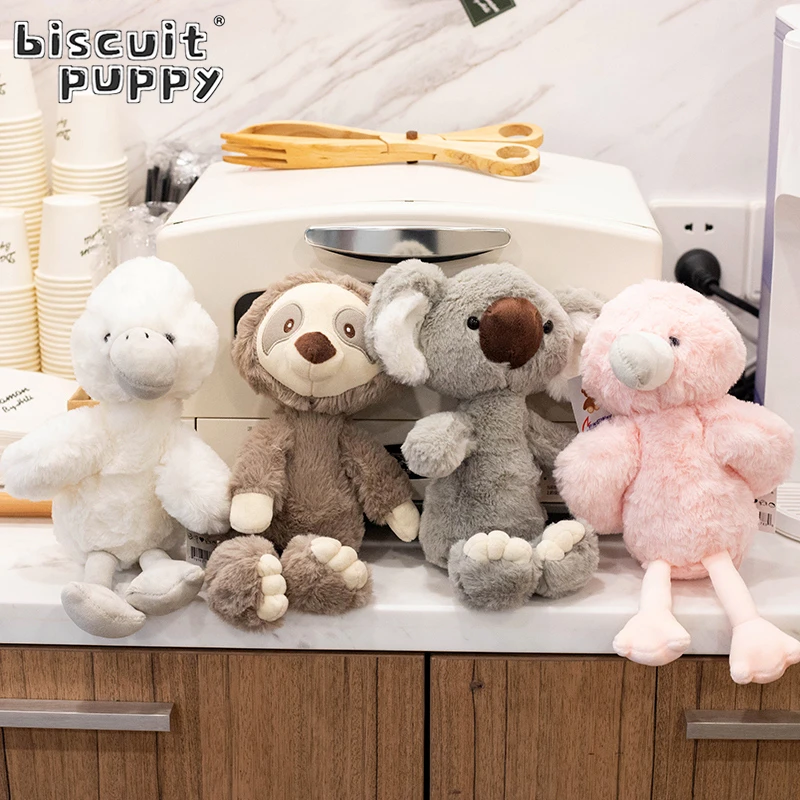 26cm Simulation Cute Sloth Koala Flamingo Plush Toy Soft Stuffed Animal Cartoon White Bird Doll Baby Appease Pillow Lovely Gift | Игрушки и
