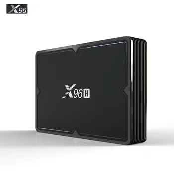 

20pcs/lot X96H 6K Android 9.0 TV Box 4G 32G With Dual Band Wifi Bt Support HD IN OUT h6 h603 smart