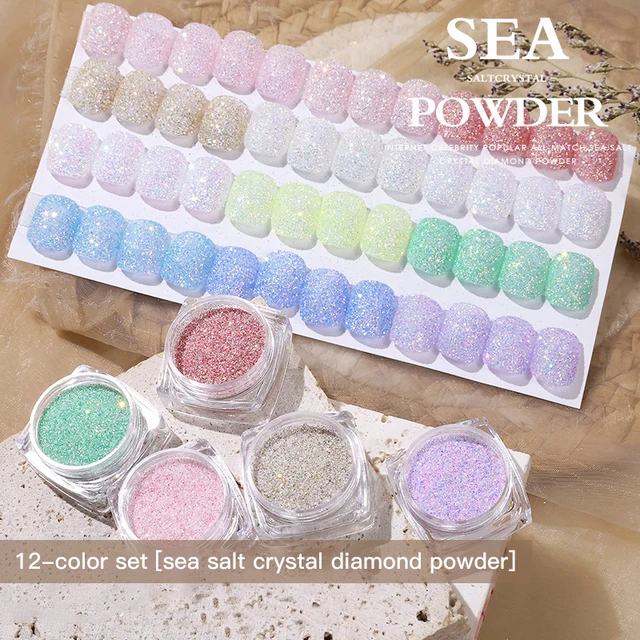 12 Colors Aurora Sea Salt Crystal   2