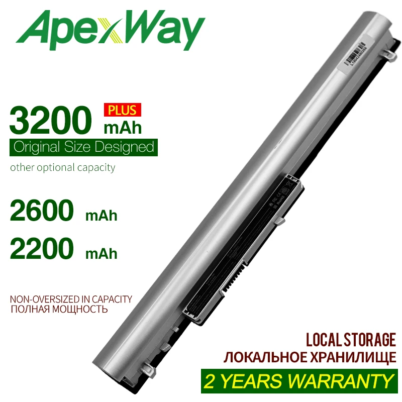 

ApexWay LA04 LA04DF laptop battery for hp pavilion 14 15/14 15 touchsmart series 728460-001 F3B96AA HSTNN-UB5M TPN-Q129 TPN-Q130