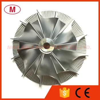 

K16 5324-123-2006 Upgrade 51.34/76.69mm 6+6 blades Turbo Billet compressor wheel/Aluminum 2618/Milling wheel for 5316-988-6735