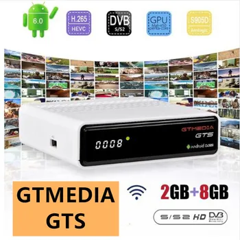 

Freesat GTMEDIA GTS Android 6.0 4K Smart TV BOX Amlogic S905D Combo DVB-S2 Satellite Receiver 2G/8GB BT4.0 Set Top Box cccam m3u