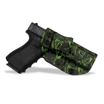 

B.B.F Make Snake Totem IWB KYDEX Gun Holster For: Glock 19 17 22 23 26 27 28 31 43 VP9 Inside Concealed Carry Pistol Case