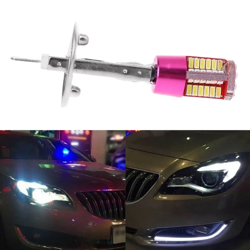 DC12V H1 3014 57 автомобильный Светодиодный Боковой светильник, Автомобильные противотуманные лампы Canbus без ошибок
