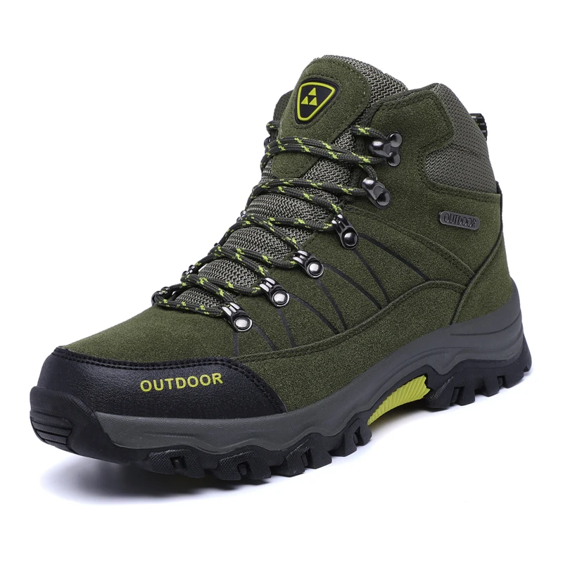 Winter Men Hiking Shoes Plus Size Mountain Climbing Boots Black Gray Mens Outdoor Sport Boots Shoes Trekking Men Trainers