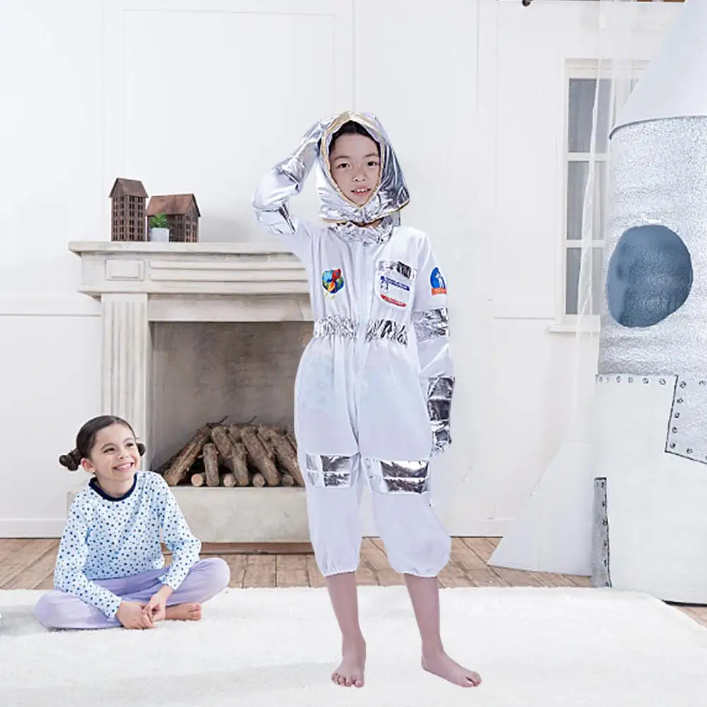 Детский костюм космонавта; платье для ролевых игр; комплект для детей; маскарадный костюм для сцены; карнавальный костюм; нарядное платье