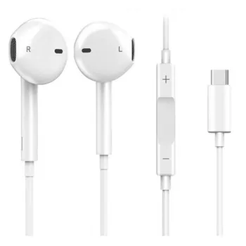 

In Ear Headphones Wired Usb Type C Earphone for Samsung Galaxy Note 10 Plus S20 Ultra Noise Canceling Earbuds Headset with Mic