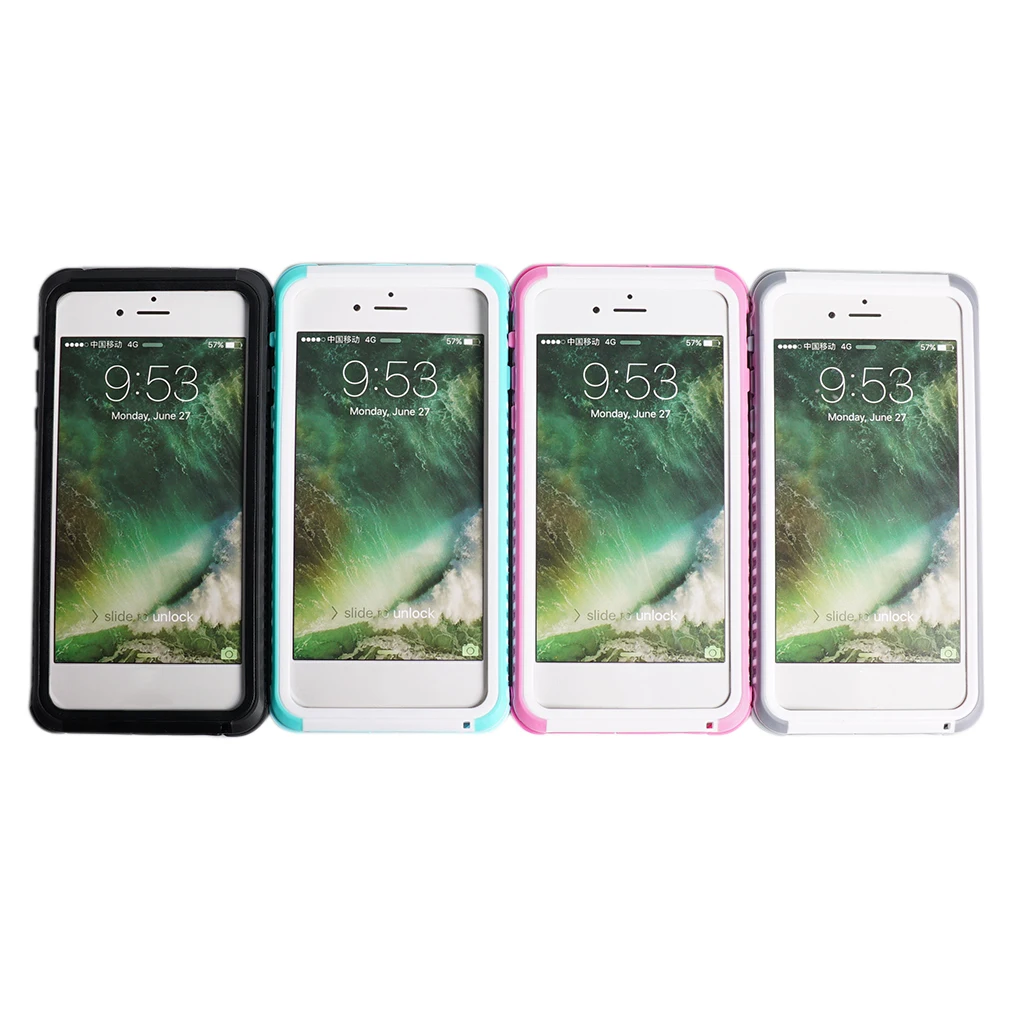 Super Thin Detachable Dual Use Waterproof Anti Fall Mobile Phones Shell Protecting Back Cover For IPhone7/7Splus