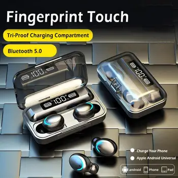 

F9-5 TWS Wireless Bluetooth Earphone 5.0 Touch Earphones 9D Stereo Sport Music Waterproof LED Display Airbuds Headset With Mic