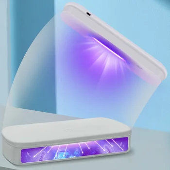

USB UV Cell Phone Sterilizer Box Jewelry UV Disinfector charging For cell phone Cleaner Sanitizer Disinfection Box Ultraviolet