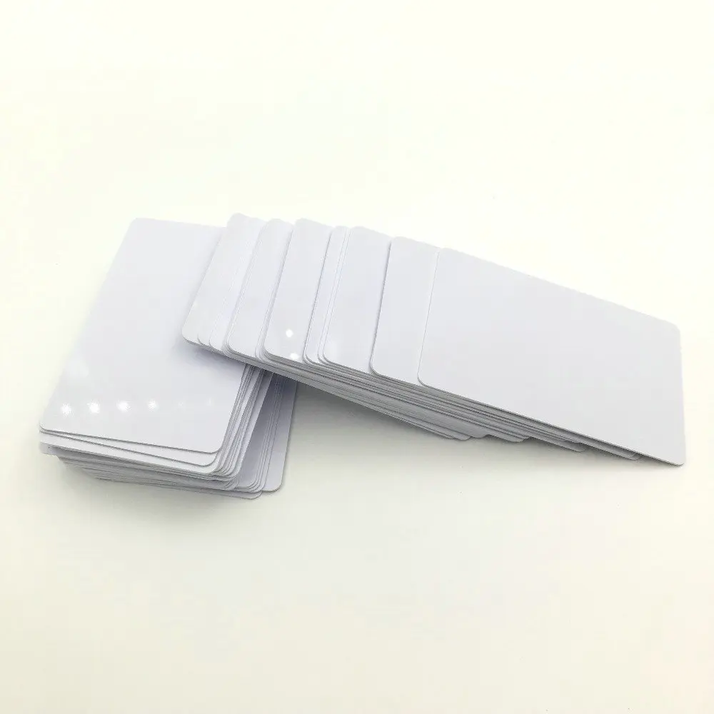 100pcs High Quality Inkjet Direct Printing Printable Plastic Glossy PVC ID Blank Card