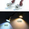 1W LED White Black Silver Mini Recessed Spot Light 12V IP65 Ceiling Downlight Indoor Cabinet Lamp Outdoor Spotlight with Driver 4