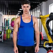 Стиль Superbody Мужской Быстросохнущий Фитнес-жилет для бега спортивный однотонный дышащий эластичный жилет