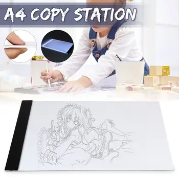

A4 LED Light Pad Tracing Drawing Board Plat LED Drawing USB Powered A4 Copy Station Digital Tablets Painting Writing Pad Panel