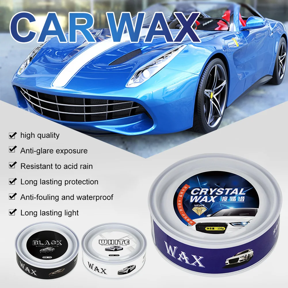 Car Wax Crystal Coating Plating Wax Glossy Paint Covering Layer Long