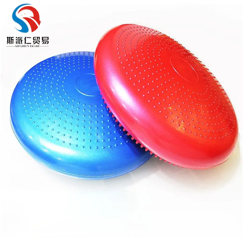 

Adult Balanced Cushion Air Cushion Massage Cushion Yoga Balance Disk Padded Thick Explosion-Proof Children Balance Training Ball