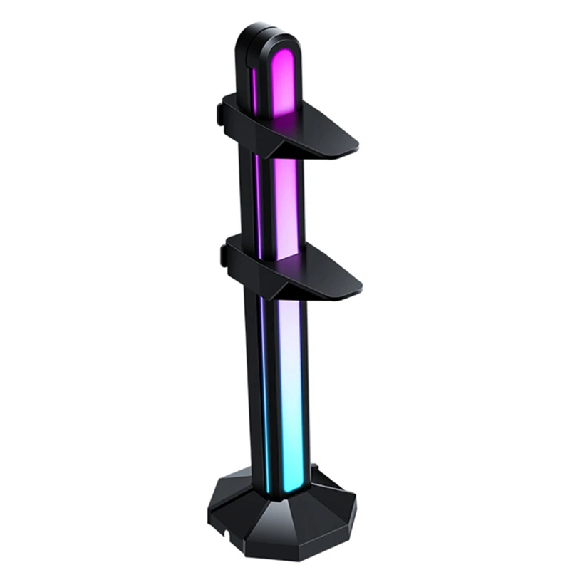 netic Headset Holder Stand 5V 3Pin ARGB Light Ie Card Vertical Stand