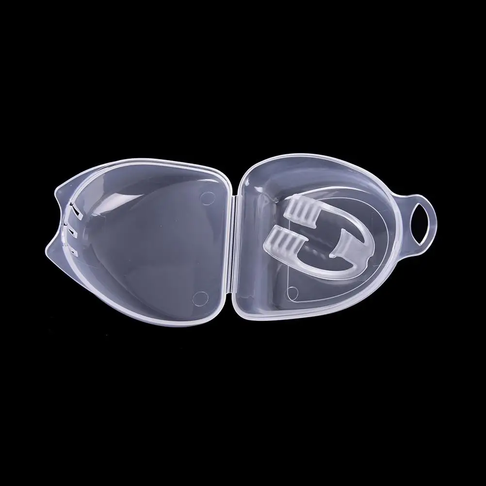 New Silicone Dental Mouth Guard Stop Teeth Grinding Bruxism Eliminate Clenching Sleep Aid for for Boxing Basketball