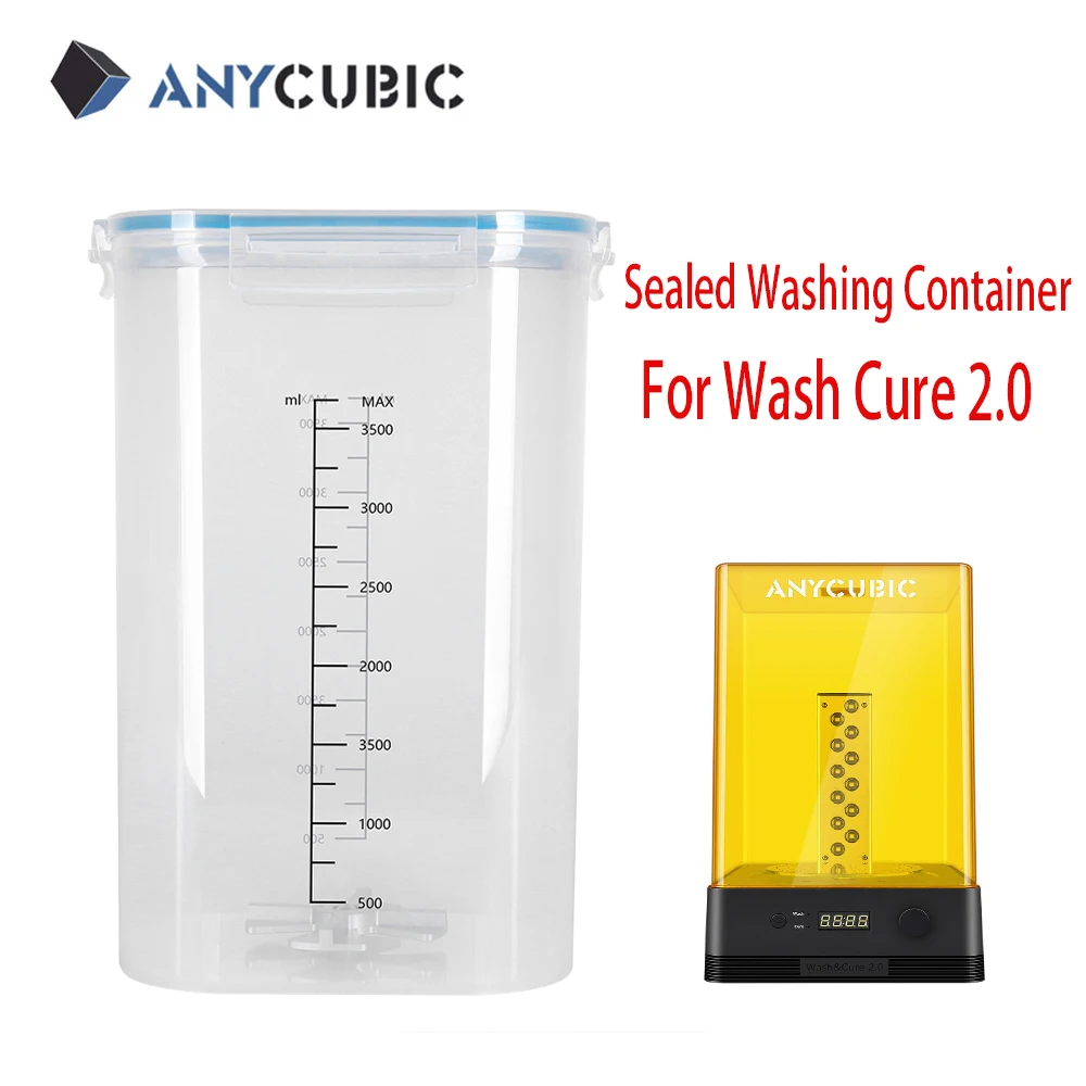 ANYCUBIC 2 0 герметичный контейнер для стирки аксессуары 3d-печати LCD 3d принтер |